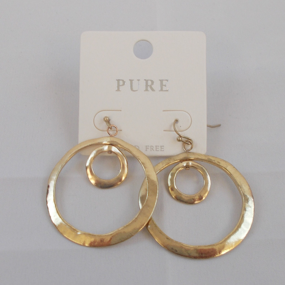 Double Hoop Earrings Lead Free By PURE